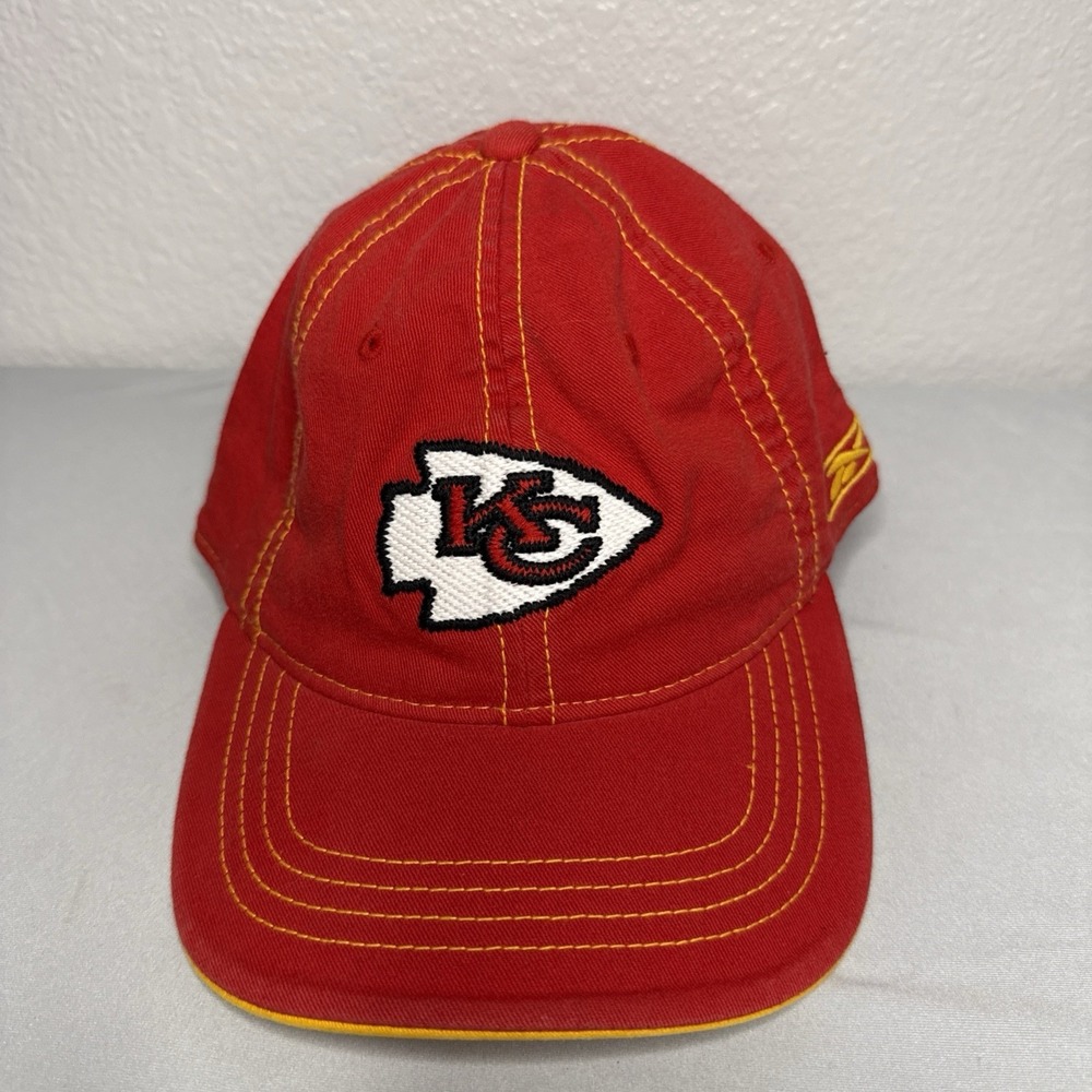 Kansas City Chiefs Hat Adult Flexfit Fitted One Size Reebok NFL Football